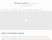 Tablet Screenshot of michelelarock.com